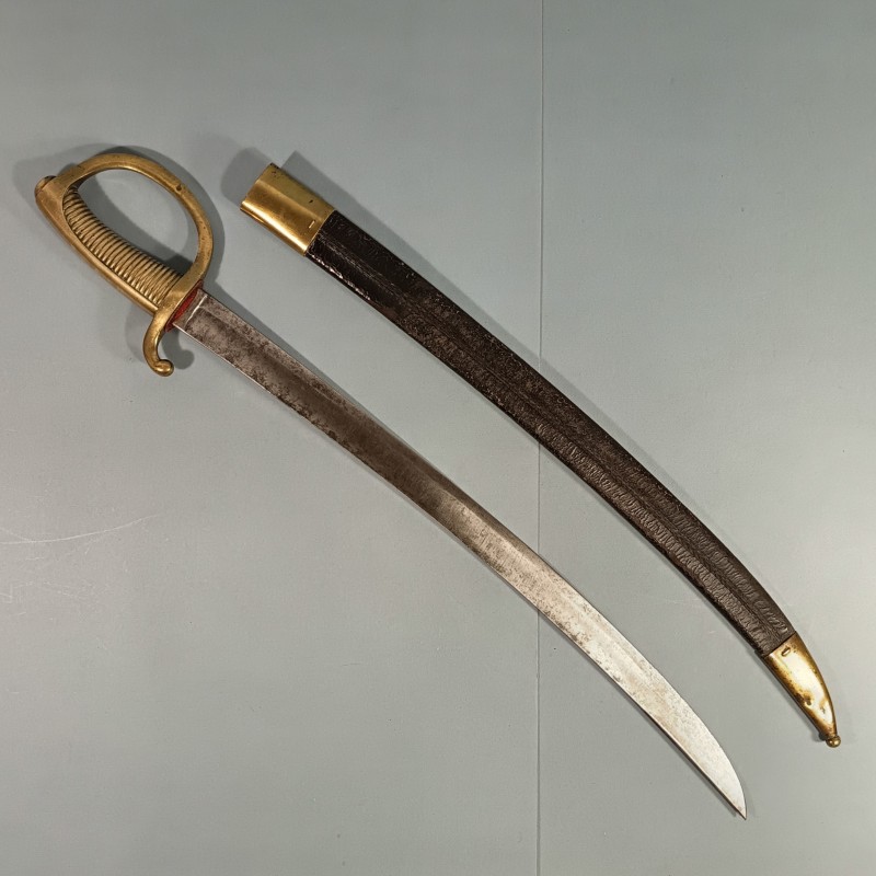 SABRE BRIQUET INFANTERIE MODELE AN XI PREMIER EMPIRE ET SECOND EMPIRE LAME NON MARQUEE